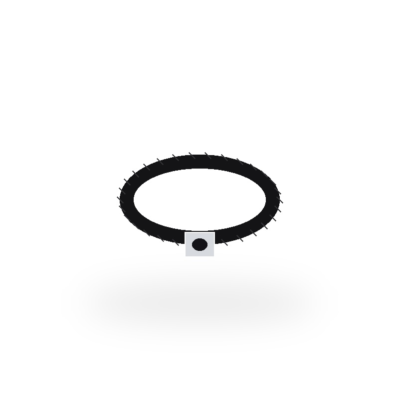 Brazalete Náutico Cabo de Seda & Grillete de Acero