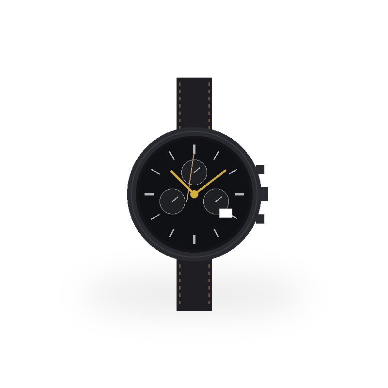 Cronógrafo Sport All-Black Bisel Cerámico